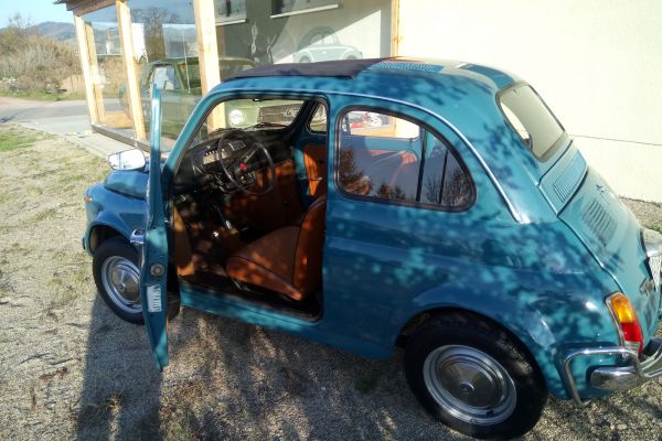 Fiat 500 Cinquecento mit Faltdach