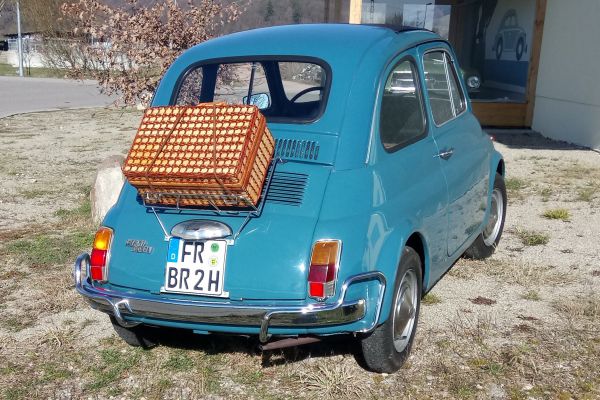 Fiat 500 Cinquecento mit Faltdach