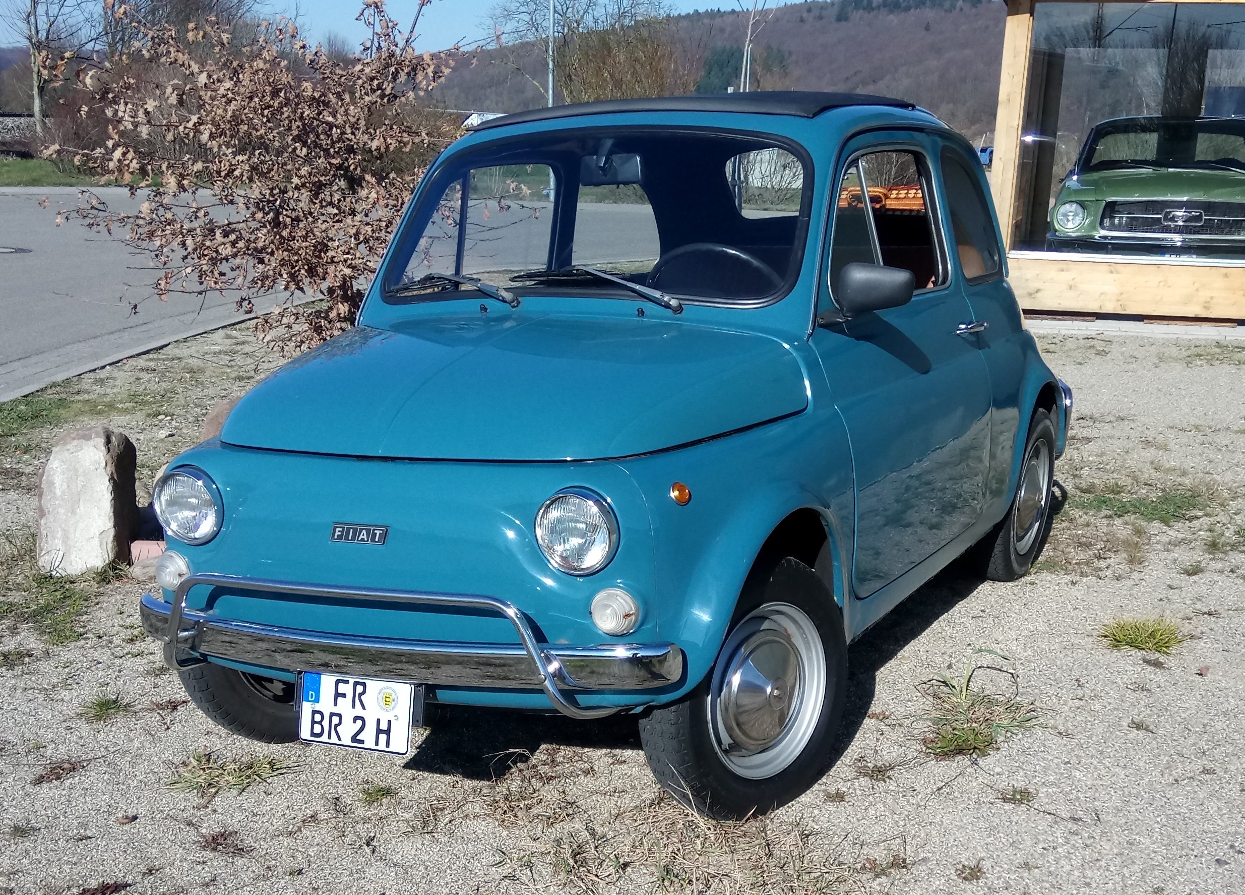 Fiat 500 Cinquecento mit Faltdach